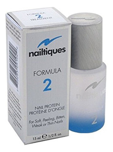 Endurecedor De Uñas Nailtiques Fórmula 2 Proteína, 0.5 Oz