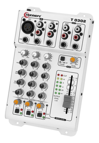 Mesa De Som Taramps T0302 Automotivo C/ Equalizador 4 Bandas