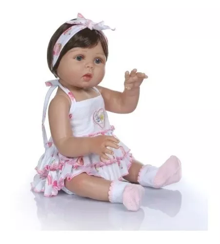 Boneca Reborn Silicone - Girafa 48 Cm Original Npk