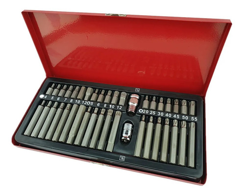 Set Kit Juego Puntas Corto Largo Torx Allen Imbus 40 Piezas
