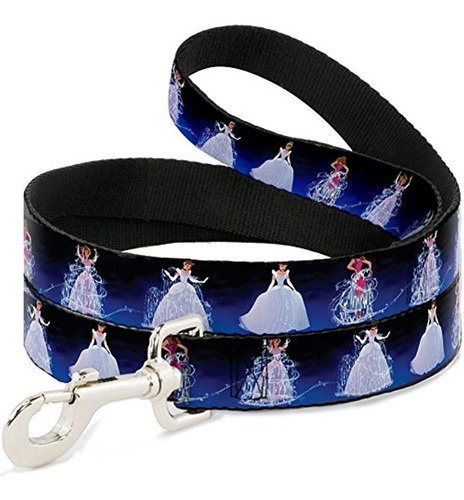 Buckledown Pet Leash Cenicienta Transformacion Azul Se Desv