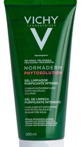 Gel De Limpieza Vichy Normaderm Phytosolution 200ml Tipo de piel Grasa