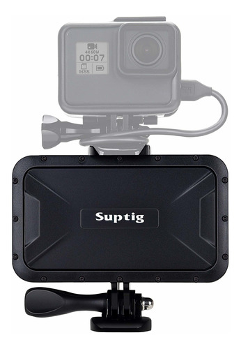 Suptig Cargador Portatil Mah Resistente Agua Para Gopro 9 8