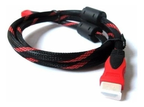 Imagen 4 de 4 de Cable Hdmi A Hdmi 1,5 Mts Mallado - Tv Notebook V 1.4