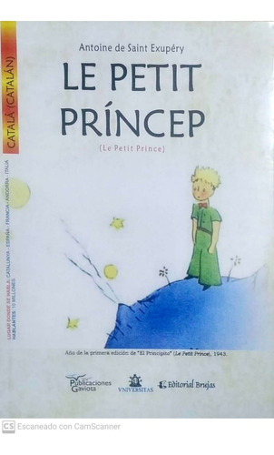 Le Petit Princep El Principito En Catalan Saint Exupery C2