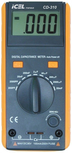 Capacímetro Digital Icel Cd-310