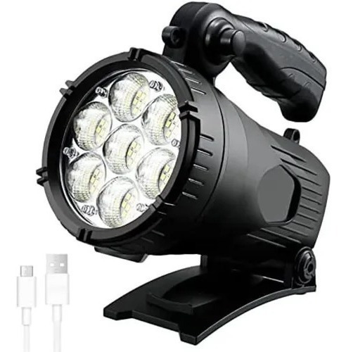 Linterna Led Foco Largo Alcance 1500lm Usb Camping W866a