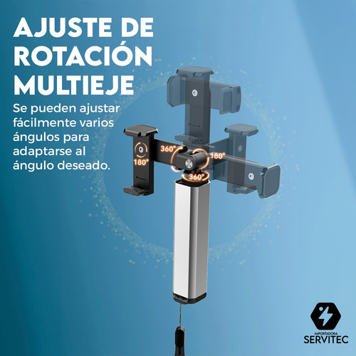 Soporte Portátil Celular Plegable 360° Viaje Streaming