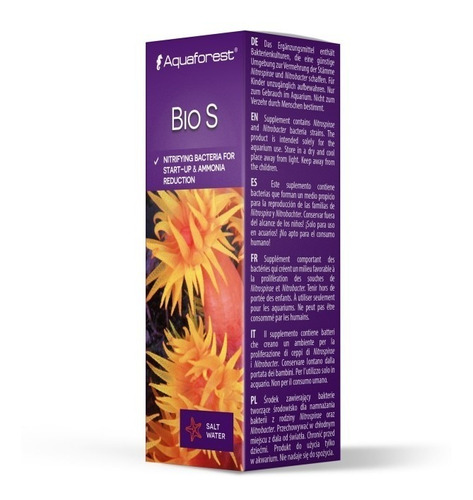 Aquaforest Bio S 50ml Bacteria Para Acuario Marino