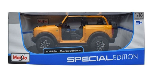 Ford Bronco Badlands 2021 Yl Maisto Escala 1:18 Nuevo