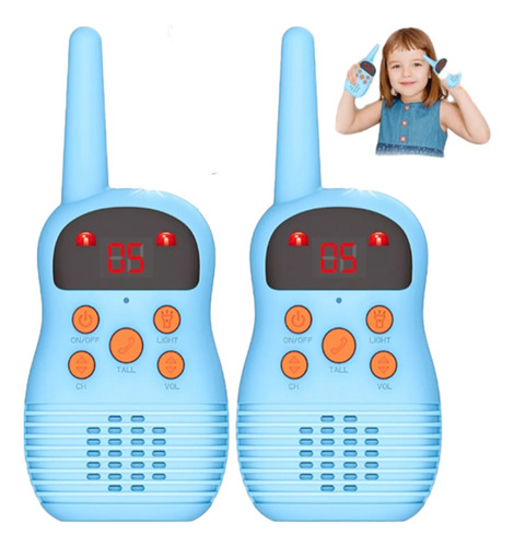 Radio Walkie Talkie Para Niños Con 22 Canales 3 Millas 2 Pcs