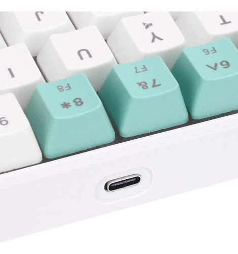 Teclado Con Cable De 68 Teclas Para Juegos Con Retroiluminac