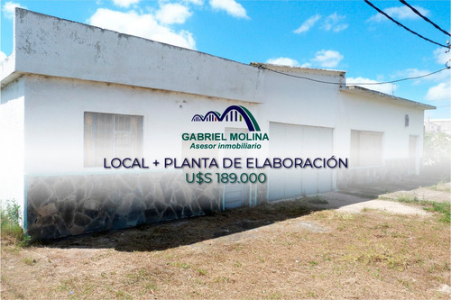 En Venta, Local Comercial + Planta De Elaboración.