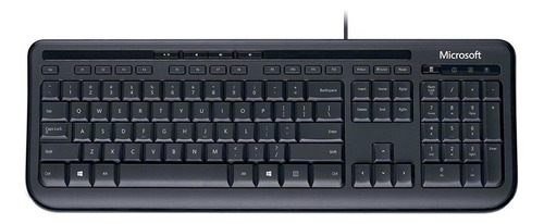 Teclado Microsoft Wired 600 Usb (compatible Con Xbox) Negro Idioma Español