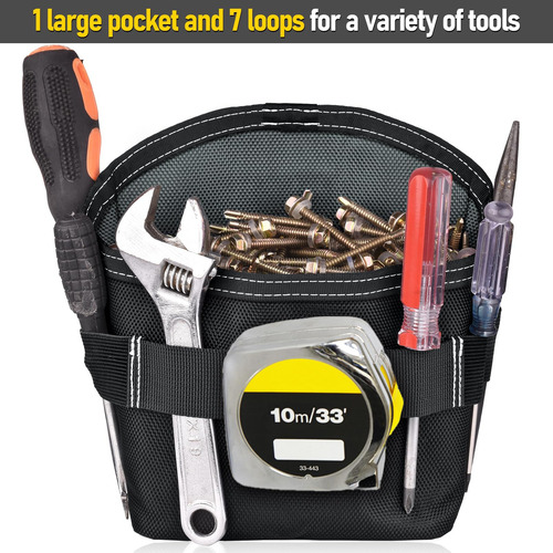 Bolsa De Herramientas Para Clavos Y Tornillos Con Clip Para