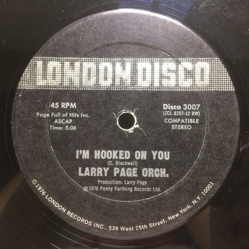 Vinilo Larry Page Orch. Erotic Soul Maxi Usa 1976 Funk Soul (Usado)