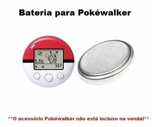 Bateria Para Pokéwalker -- Pokémon Heart Gold/soul Silver