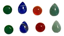 Comprar Aretes Broquel Plata 925 Cuarzos Naturales P0008