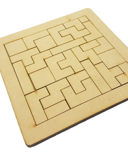 Juego Tetris 15x15cm. / Fibrofácil X 15 Unidades