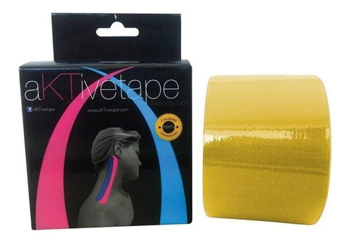 Kit 12 Bandagem Elástica Adesiva Aktive Sport Tape