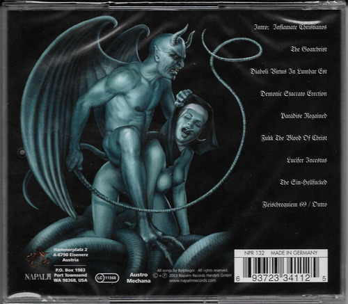 Belphegor - Lucifer Incestus Cd Nuevo!!