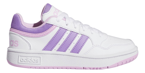 Tenis adidas Casual Hoops Niña Blanco