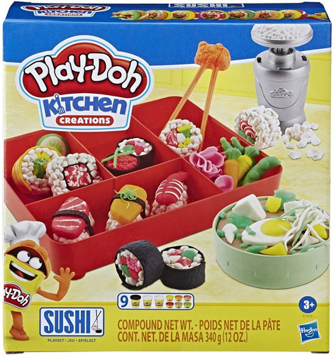 Play Doh Sushi Cocina Rolls Creaciones / Diverti