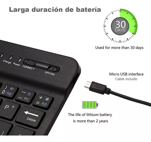 Kit De Teclado Bluetooth Con Ratón Soporte Teléfono/tablet – SIPO