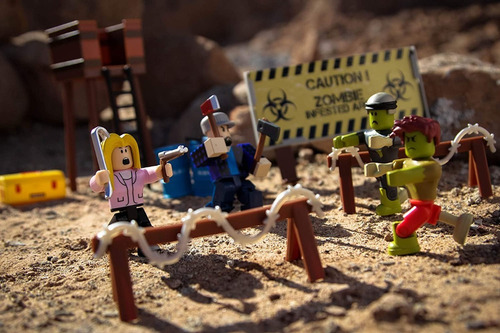 J358 Roblox Zombie Attack Juego Y Artículo Virtual Exclusivo