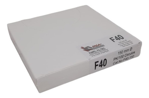 Papel Filtro Cuantitativo C/100 Fagalab F40-150