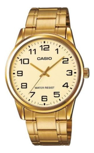 Reloj Casio Dorado Caballero/hombre(mtp-v001g-9budf)analógic