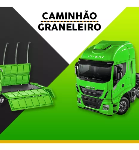 Caminhão Brinquedo Miniatura Iveco Graneleiro Usual