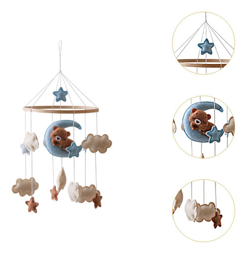 Cuna De Bebés Móvil Fieltro Decoración Colgante