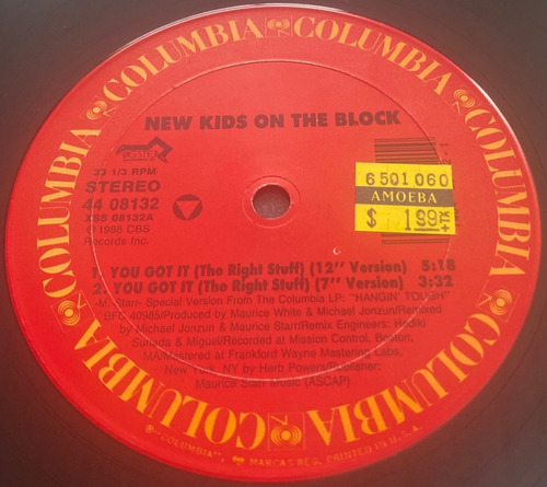 New Kids On The Block - You Got It (the Right Stuff) - 12 (Usado)