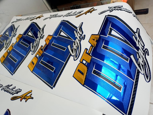 Kit Adesivo Numeral Para Carro De Arrancada Competição