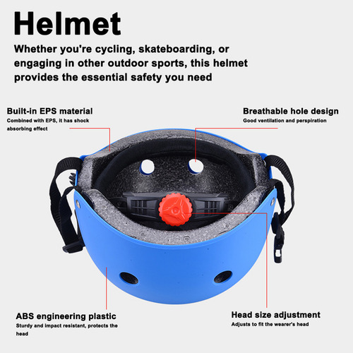 Casco De Patinaje, Casco De Bicicleta, Gorra Ajustable
