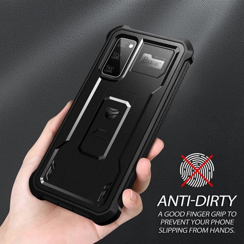 Carcasa Dexnor Con Mica Y Soporte Para Samsung Galaxy S20 Fe
