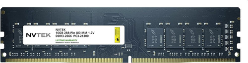 Actualización Memoria Ram Nvtek 16gb Ddrpcnon-ecc Udimm Pc