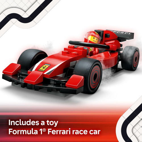 Set De Construcción De Juguetes Lego City F1 Pit Stop Con Fe