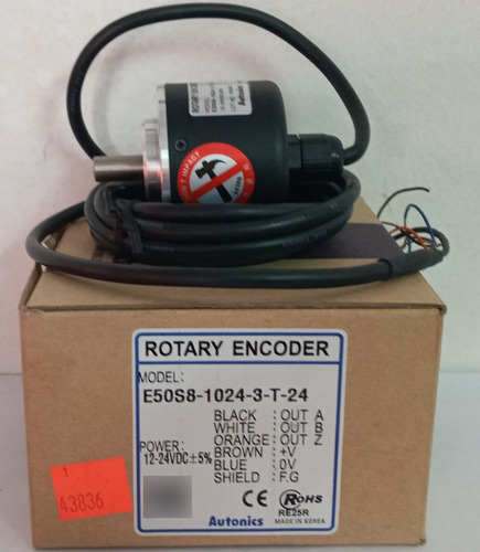 Rotary Encoder, Autonics/ E50s8-1024-3-t-24/ 12-24vdc