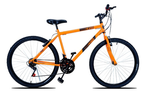 Bicicleta Masculina Forss Spike Aro 26 18 Marchas Cor Laranja