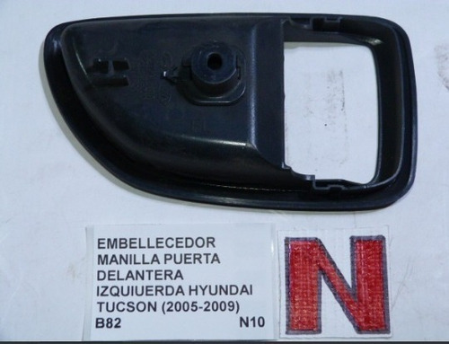 Embellecedor Manilla Puerta Delan Izq Hyundai Tucson 2005-09