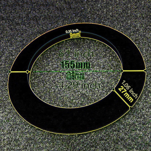 Aro De Práctica Para Putting De Golf, Herramienta Azul