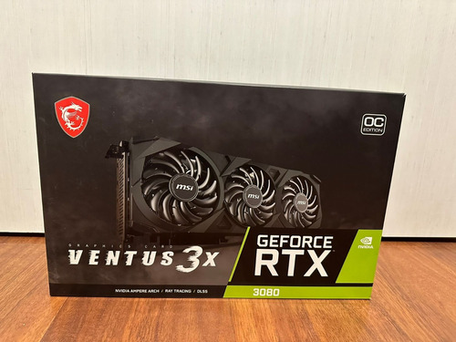 Placa De Video Nvidia Msi Ventus 3x Geforce Rtx 3080 Oc 10gb (Usado)
