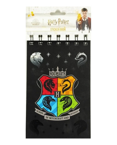 Set De Stickers Harry Potter + Postal + Señaladores Book