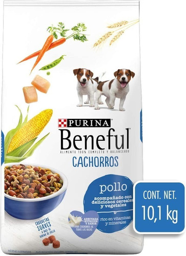 Alimento Para Perro Purina Beneful Cachorros 10 Kg Pollo