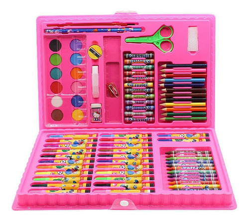 86 Piezas Niños Pintura Set Acuarela Pluma Lápiz Pincel Marc