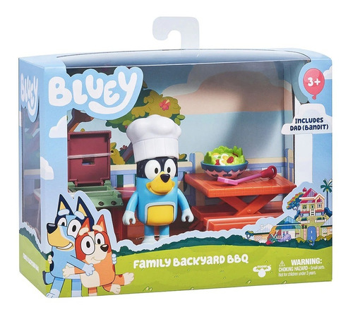 Muñecos Bluey´s Juego Blackyard Bbq