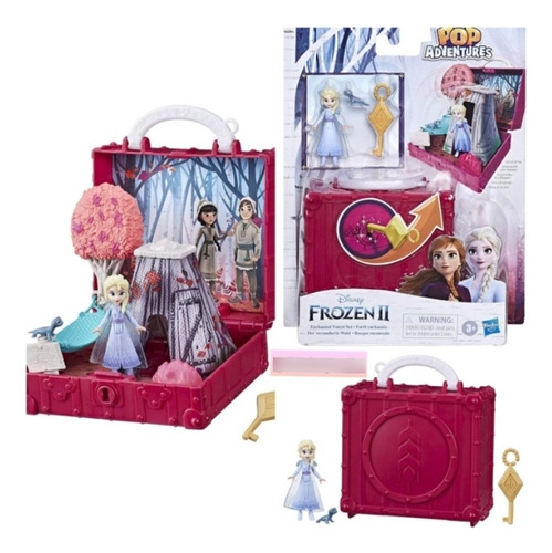 Figura Elsa Mini Habitación Frozen 2 Interactiva Hasbro 