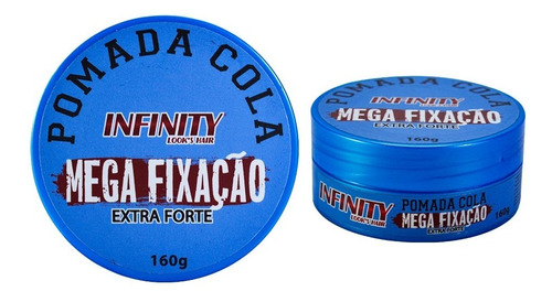 Pomada Cola Mega Fixação Infinity Look's Hair Cx C 10 Unid.